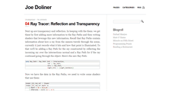 Desktop Screenshot of joedoliner.com
